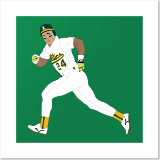 The Stolen Base King! Rickey Henderson Posters and Art